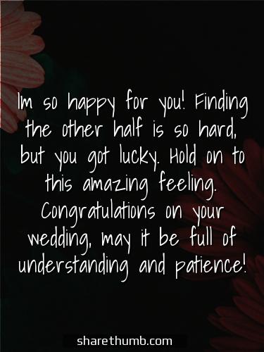 what to put on front of wedding card
